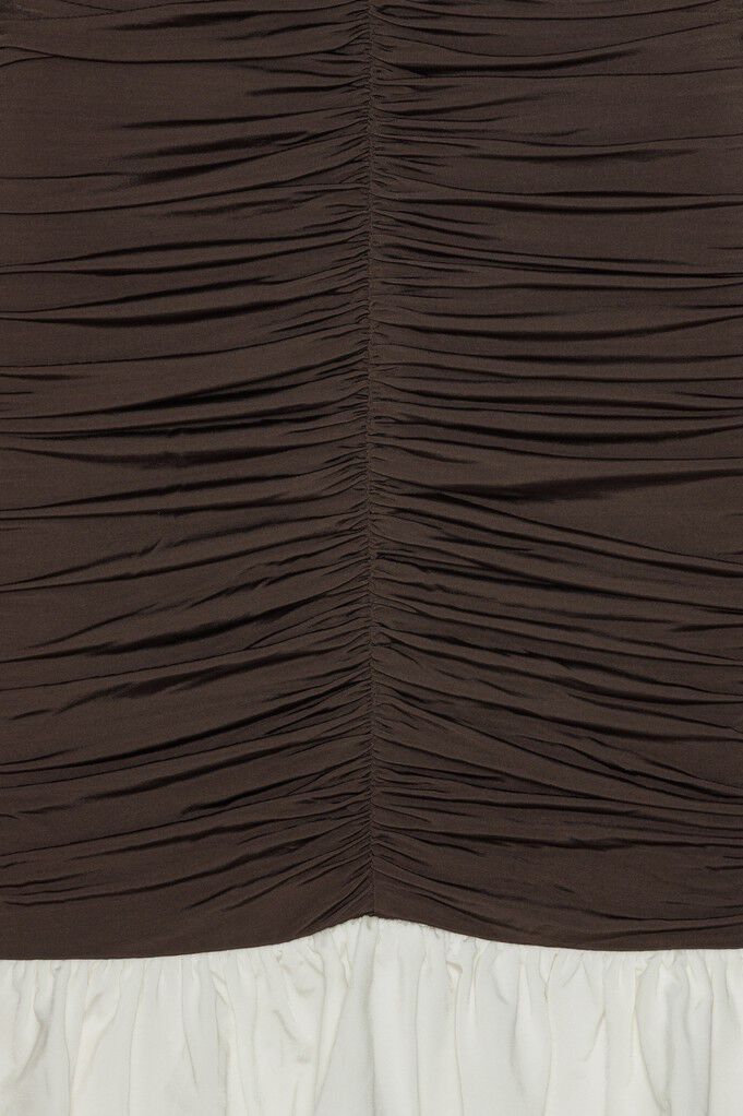 MINI RUCHED LS DRESS