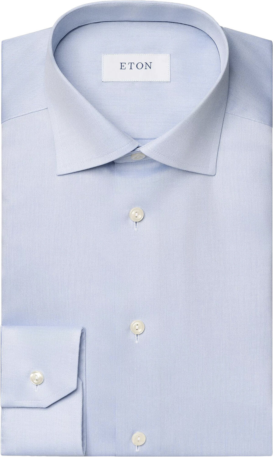 Super Slim Fit Light Blue Signature Twill Shirt