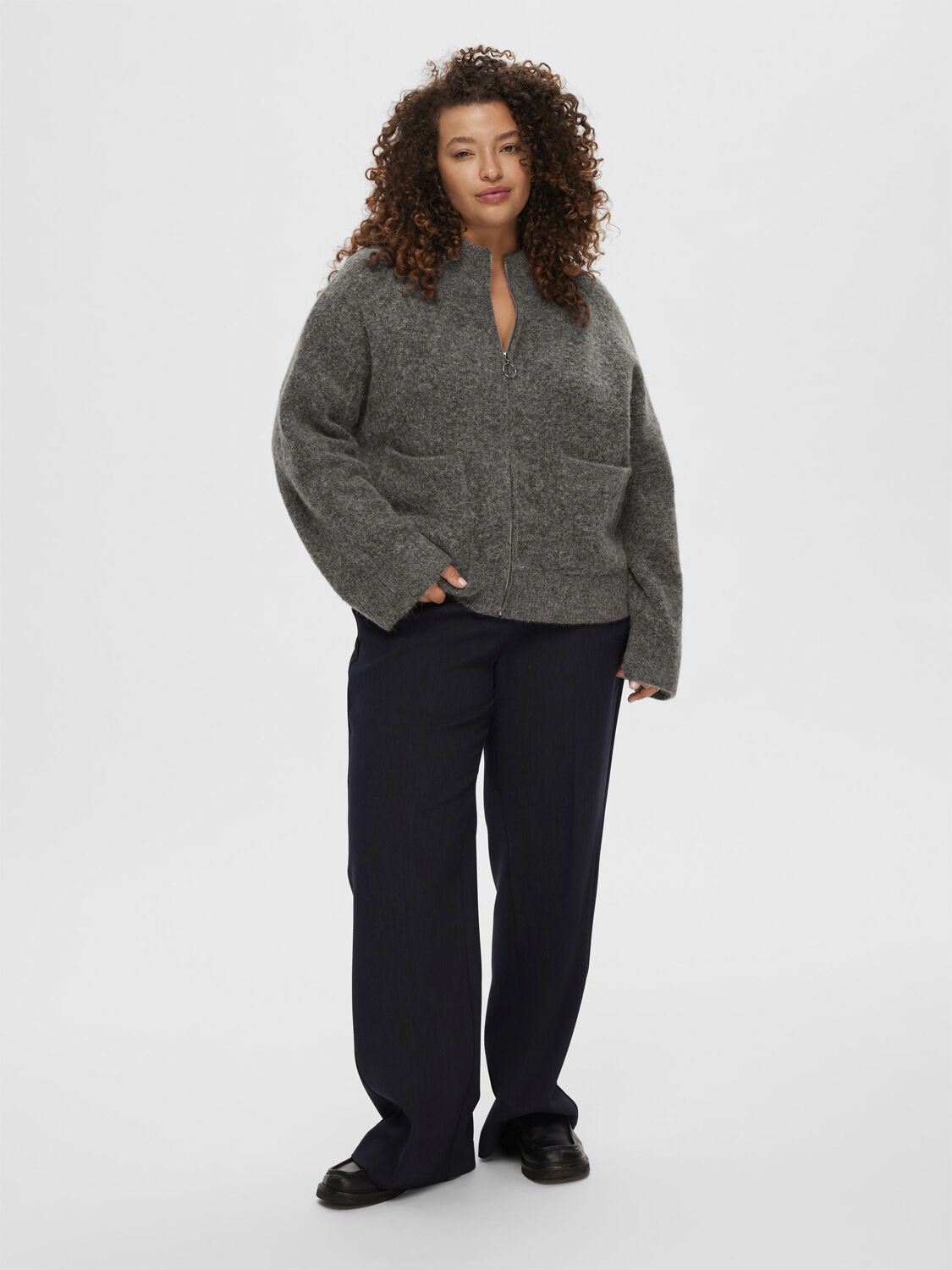 Slfsia Ras Ls Knit Blixtl&aring;s Cardigan Noos