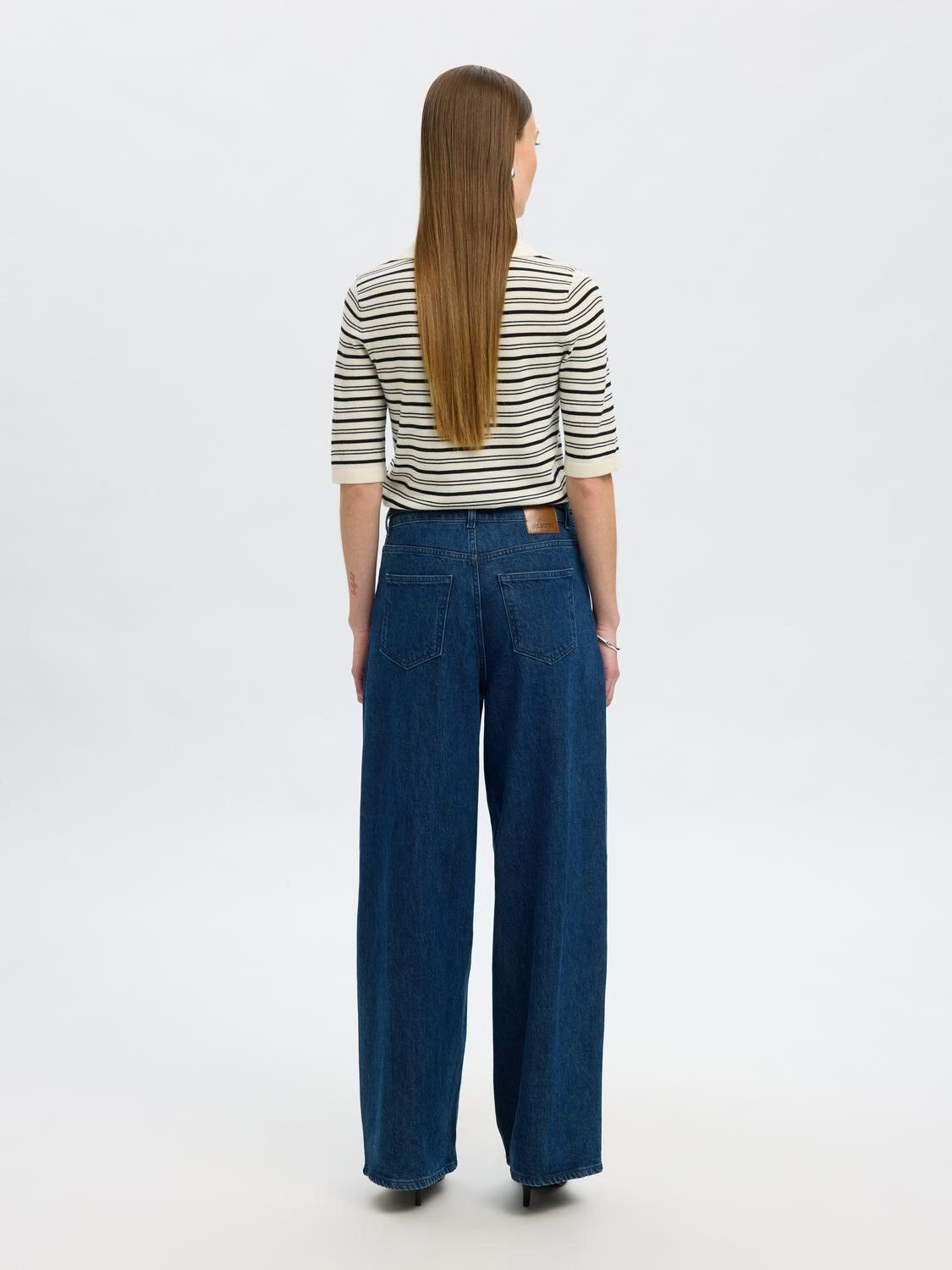 SLFTHEA 2/4 KNIT MERINO COLLAR NECK