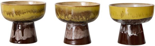 70s ceramics tapas bowl on base L creek