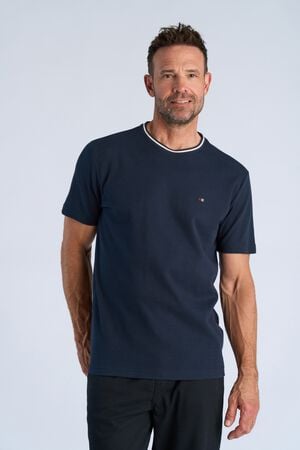 Structured o-neck tee S/S