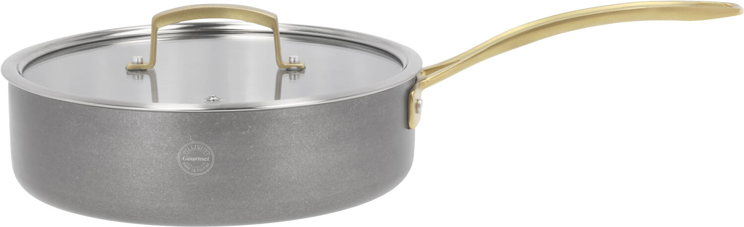 Saut&eacute;panne med lokk Durance 24 cm Rustfritt st&aring;l