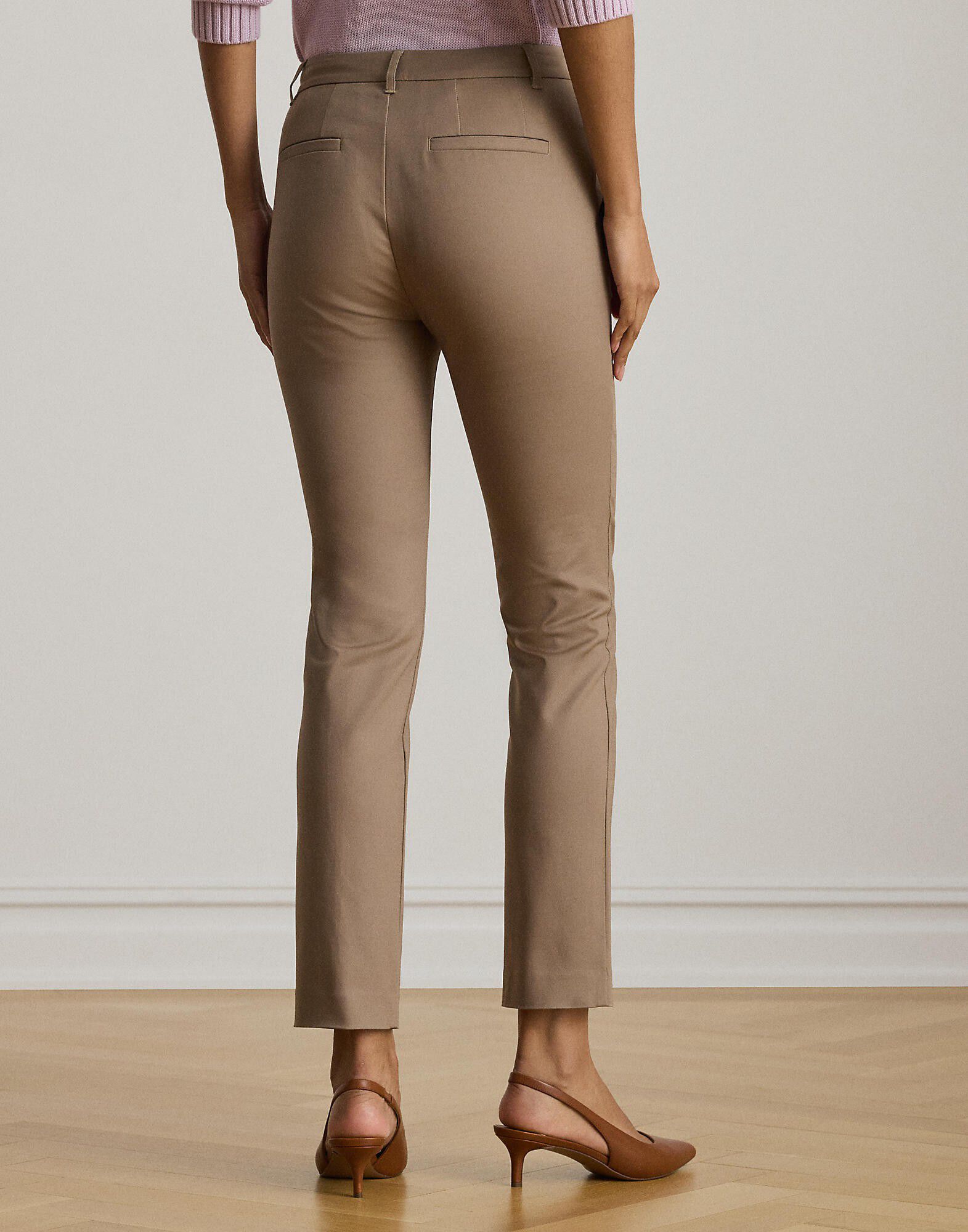 Double-Faced Stretch Cotton Pant