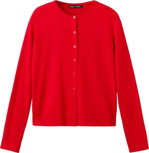 Knitted button cardigan