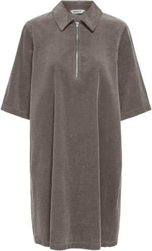 ONLNESSA S/S ZIP CORD DRESS PNT