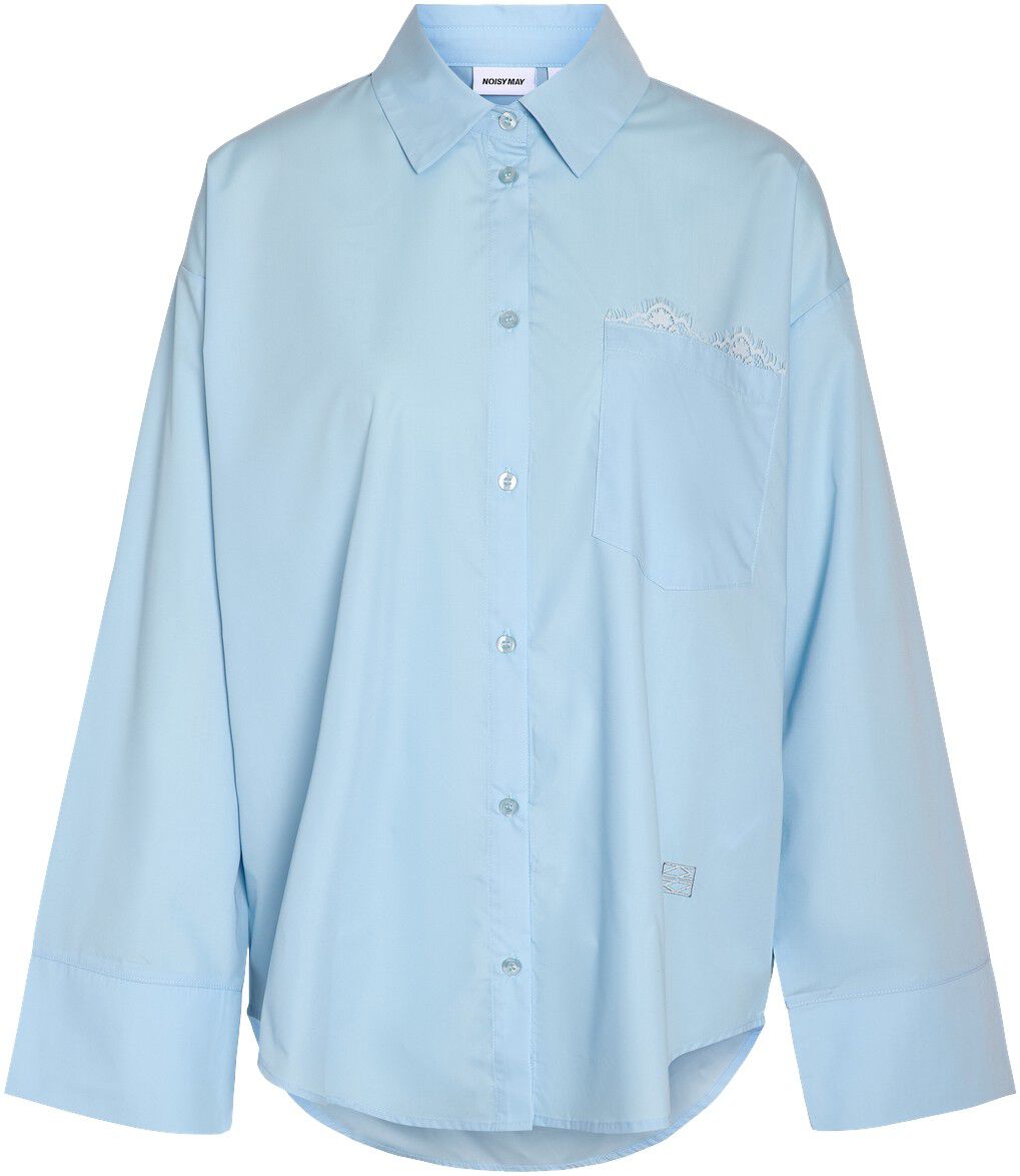 Nmfrida L/S Button Lace Shirt Tnt/17