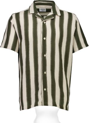 Bold striped resort shirt S/S