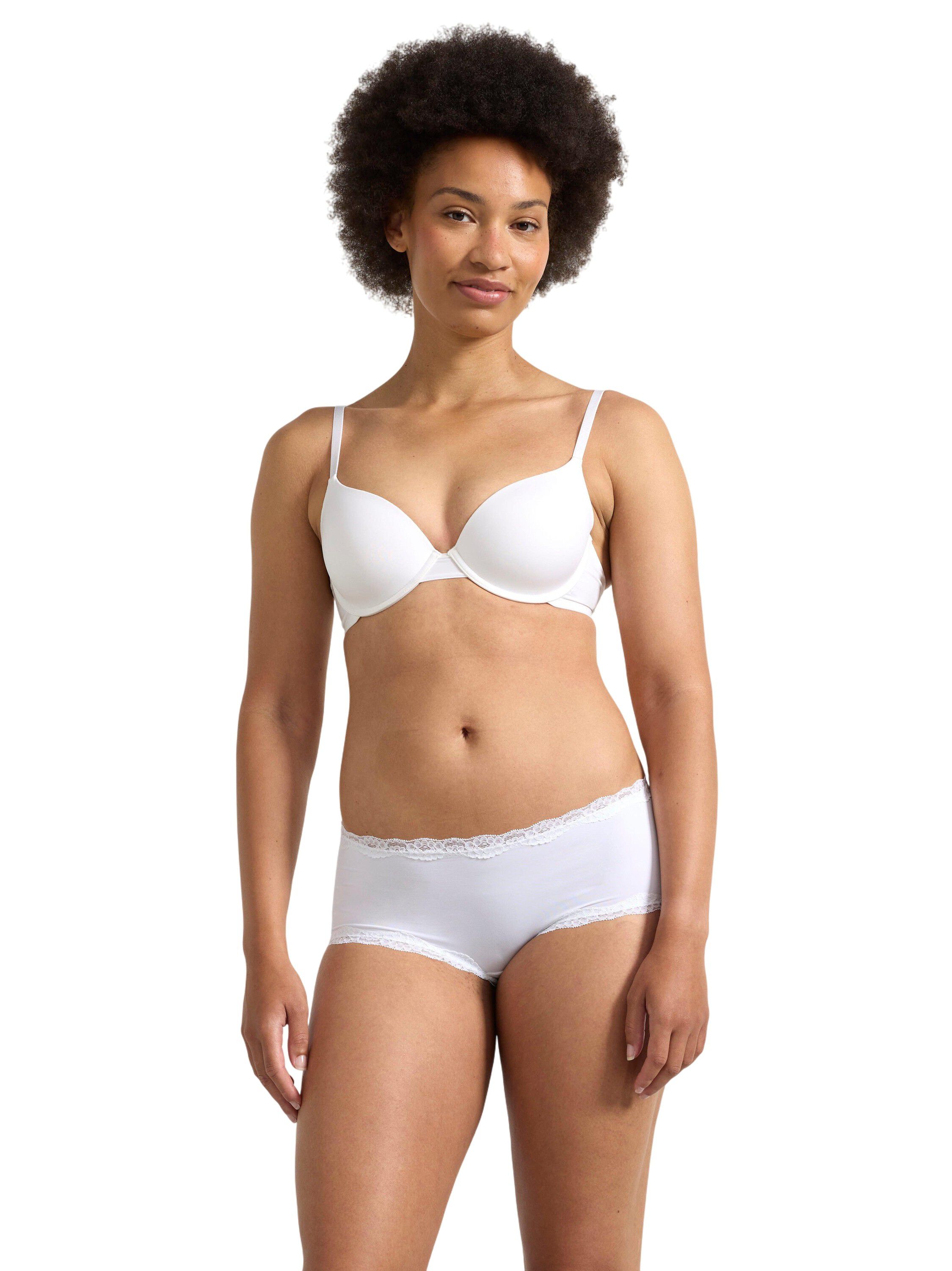 Trosor med normal midja med spets kant