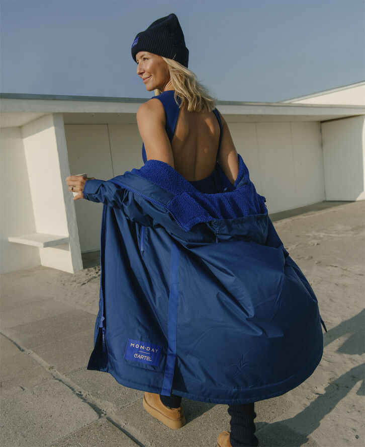 Cartel x Monday Bliss Winterswim Changing Robe - Sand