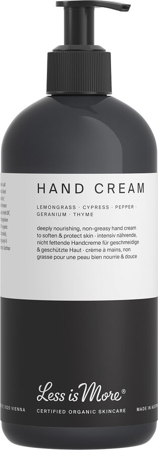 Organic Hand Cream Lemongrass Eco Size 500 ml.