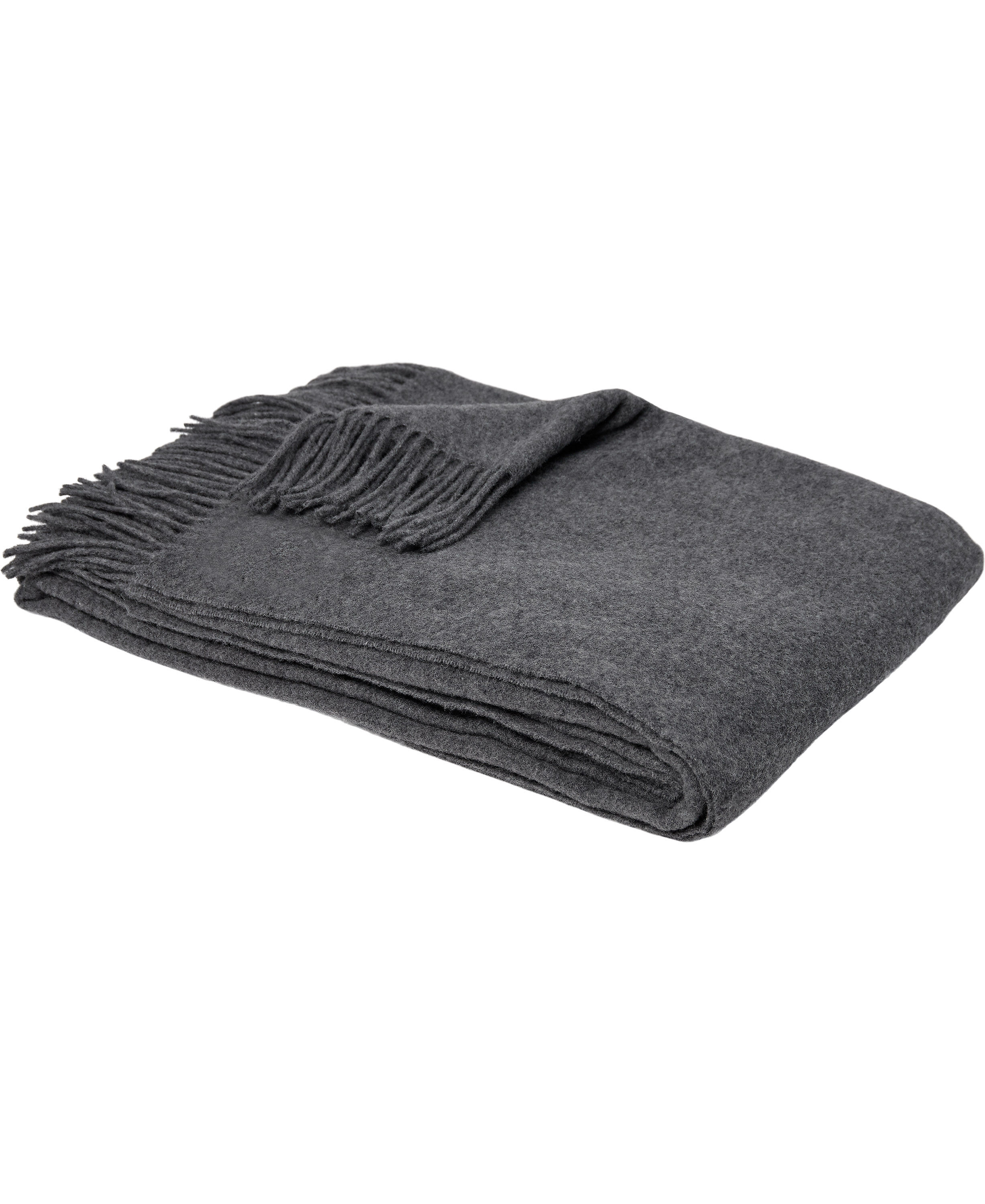 Plaid gr&aring; 140x200cm grigio medio