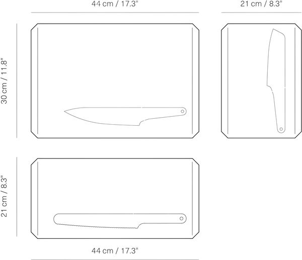 Veark Chopping board Polyd / Green / S