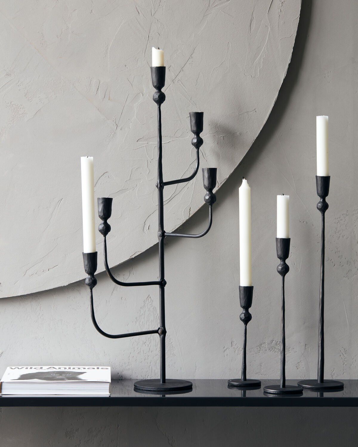 Candle stand, HDTrivo, Black