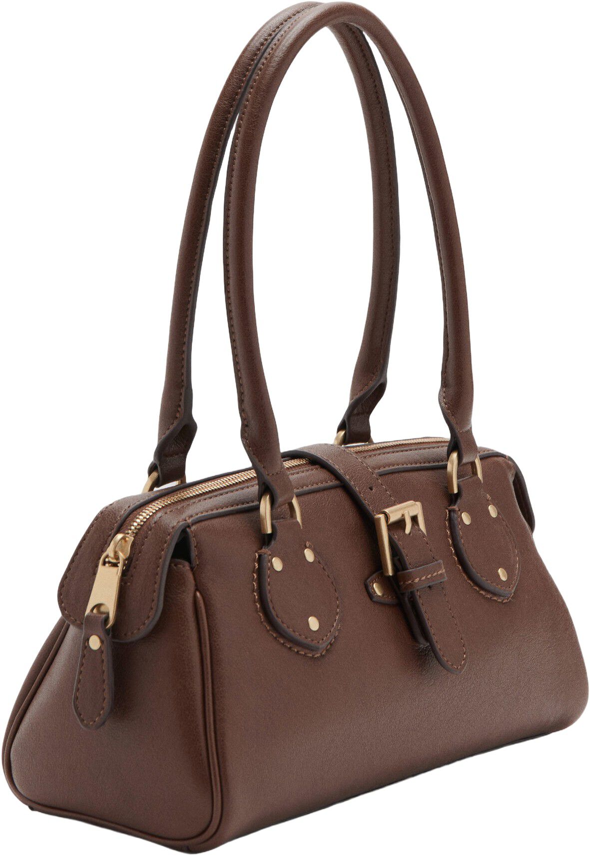 Buckle shoulder bag