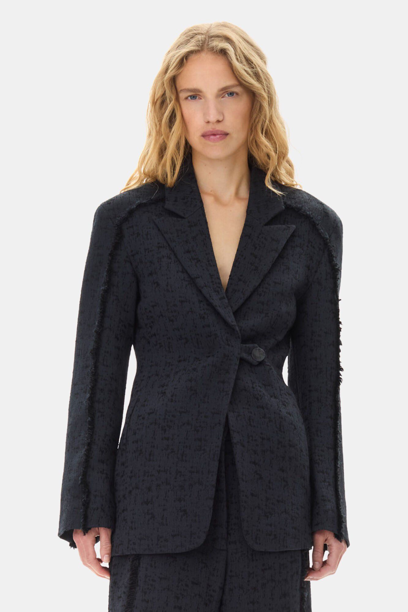 Boucle Suiting Blazer