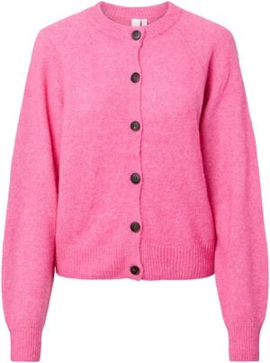 YASJOHI LS WOOL BLEND CARDIGAN S. N