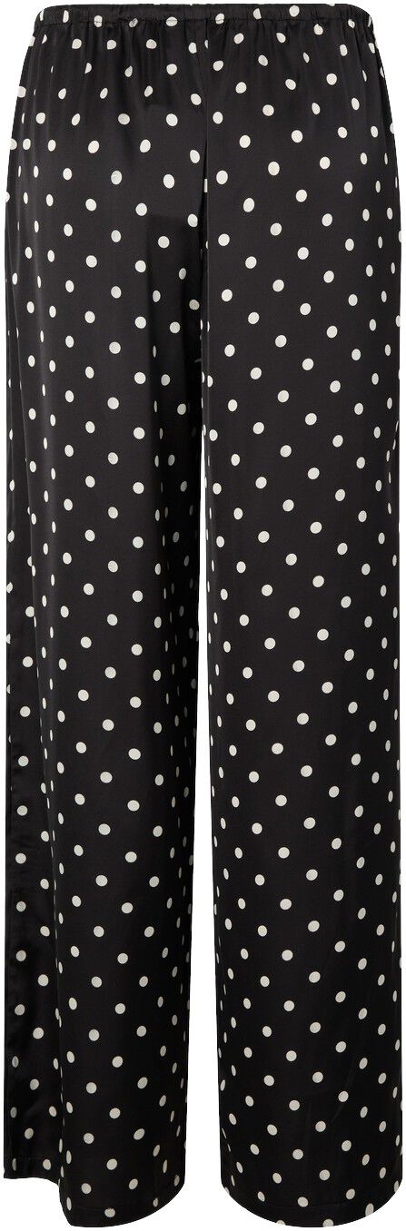 PCJYTTA MW STRAIGHT SATIN PANTS WVN