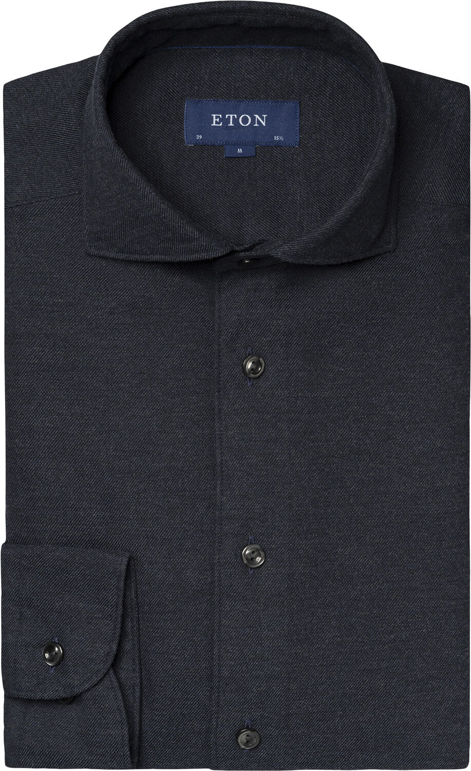 Contemporary Fit Navy Blue Flannel Shirt