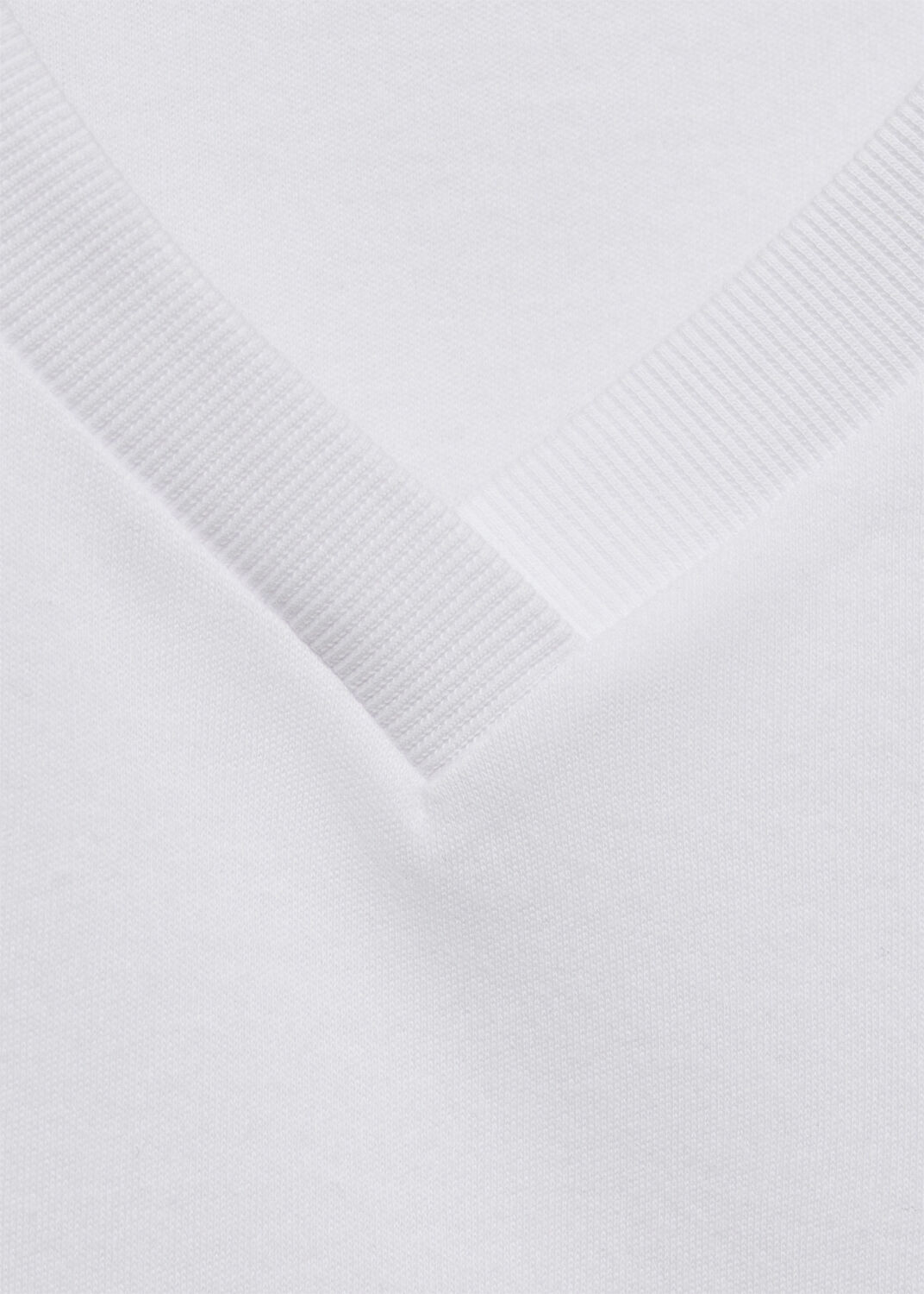 V-neck cotton T-shirt