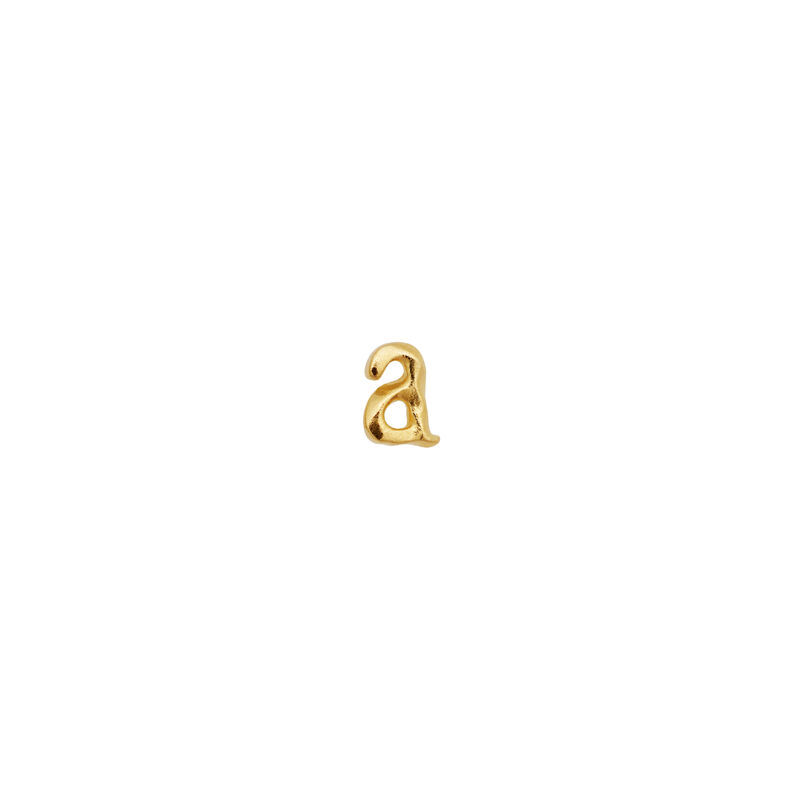 A Alphabet Single Earring