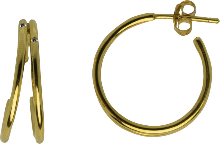 Classic Aya øreringe. Diameter: 20 mm