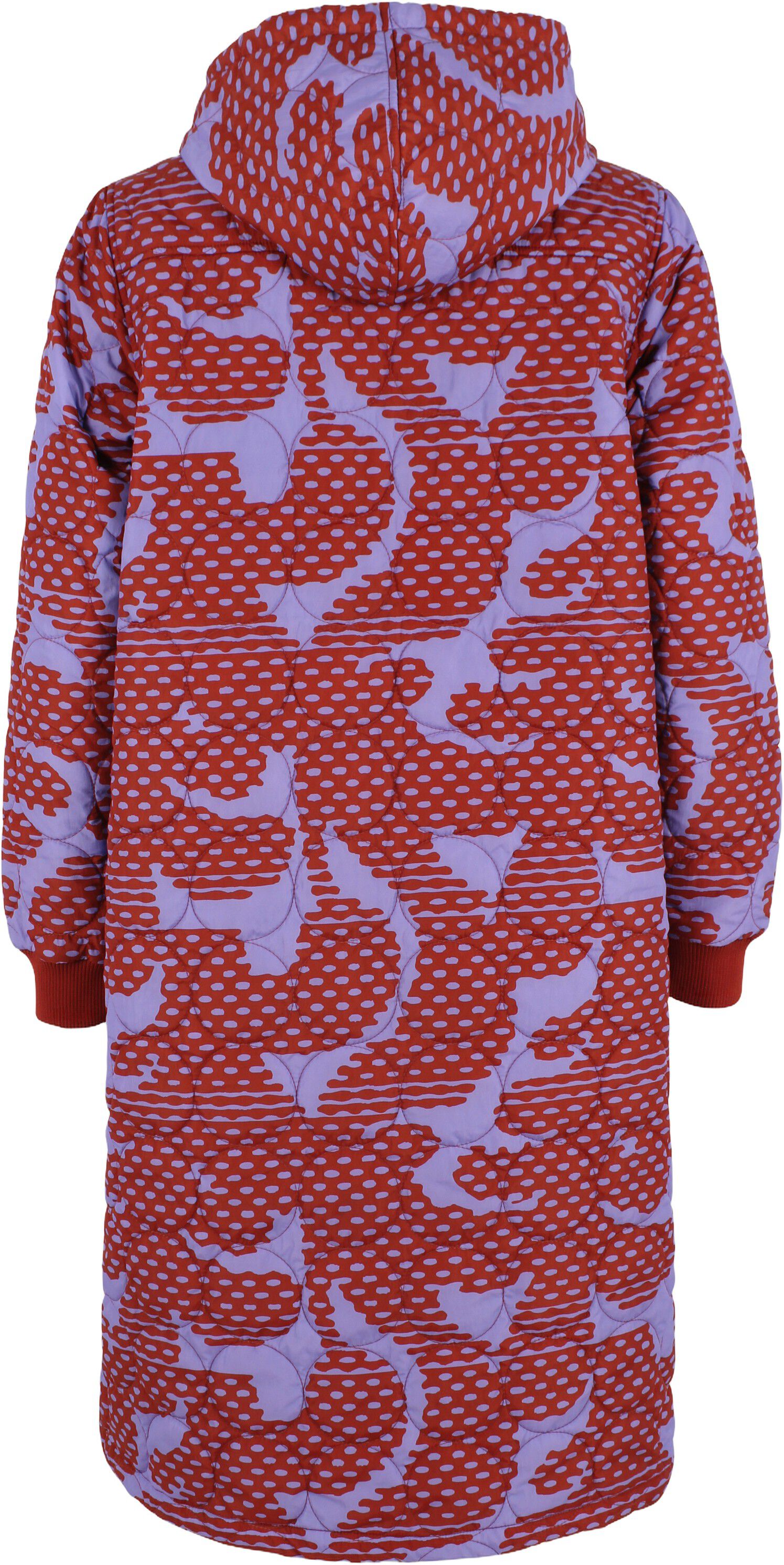 Danemeddow Aop Thermo Coat Light Lilac/Chili HALFTONE
