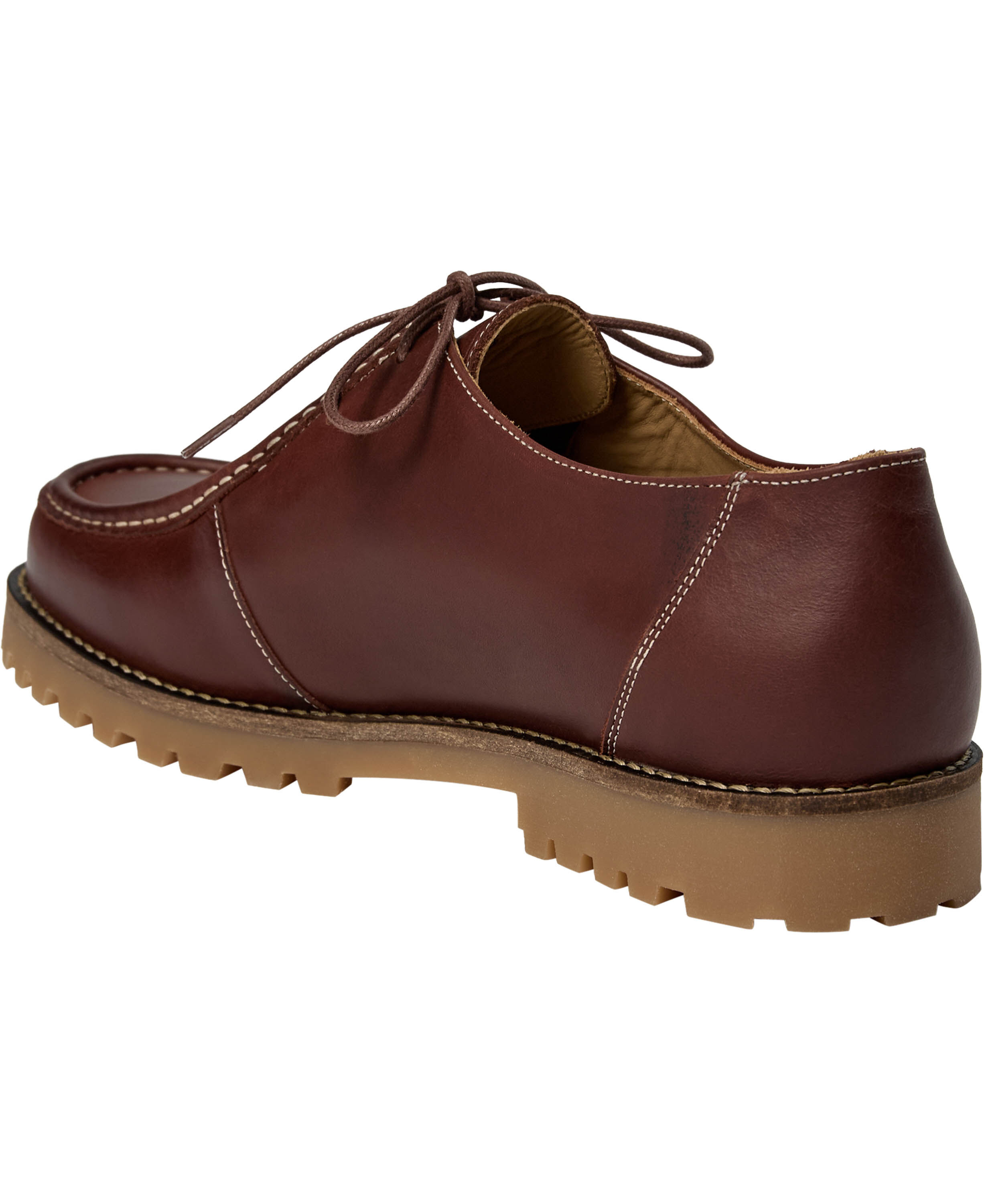 Ollie Moc Toe - Brown Leather