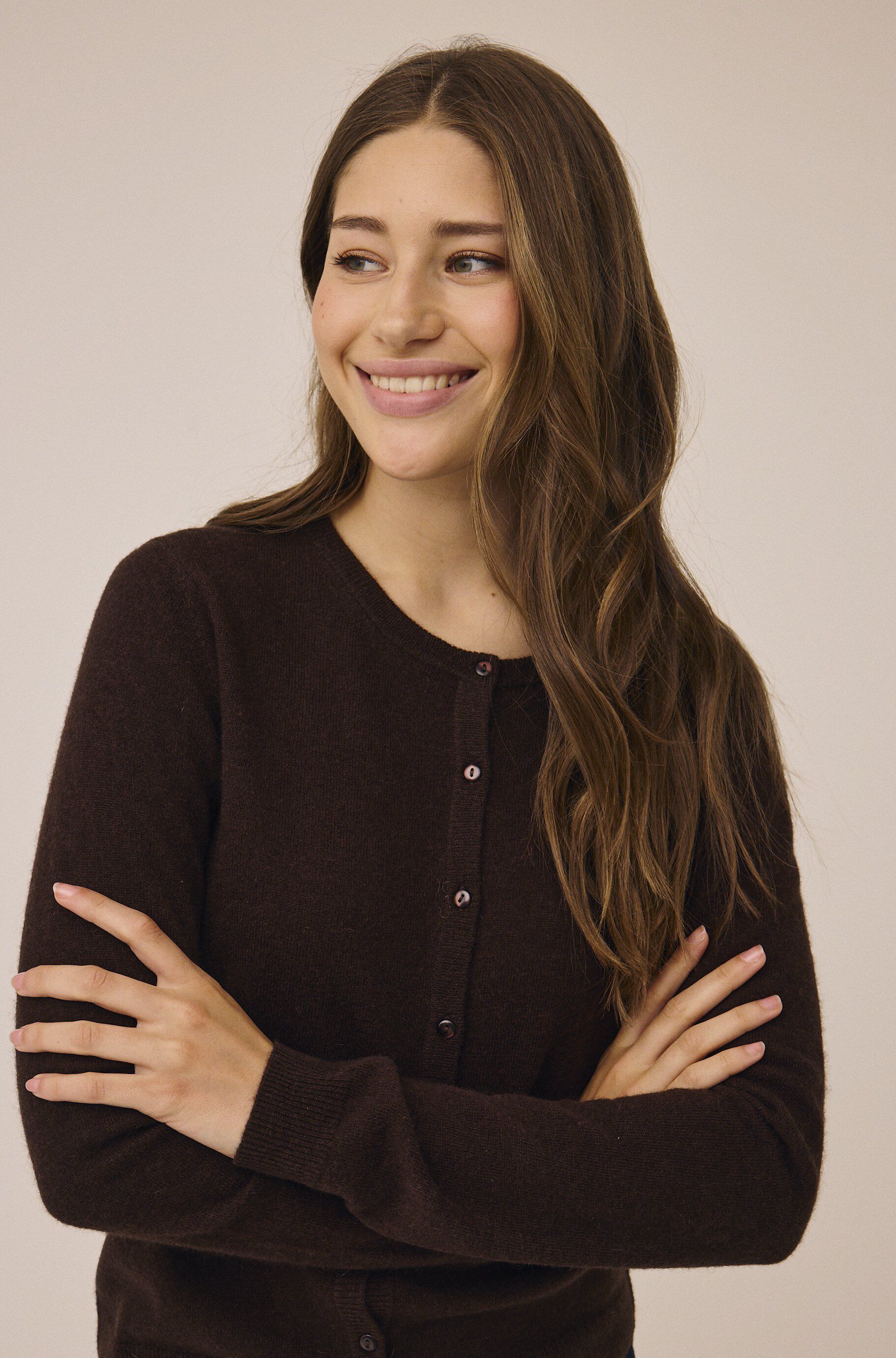 Myrna 3 RWS Cardigan Lambswool