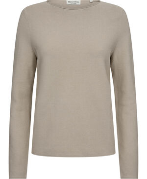 Pullover, longsleeve, boat neck
