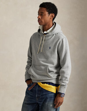 Cotton-Blend-Fleece Hoodie