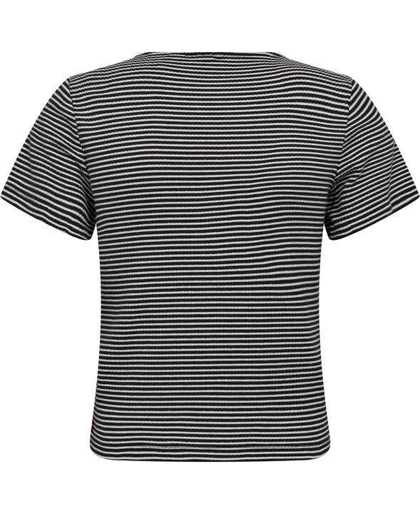 MUSE SS TEE VANILLA STRIPE CAV