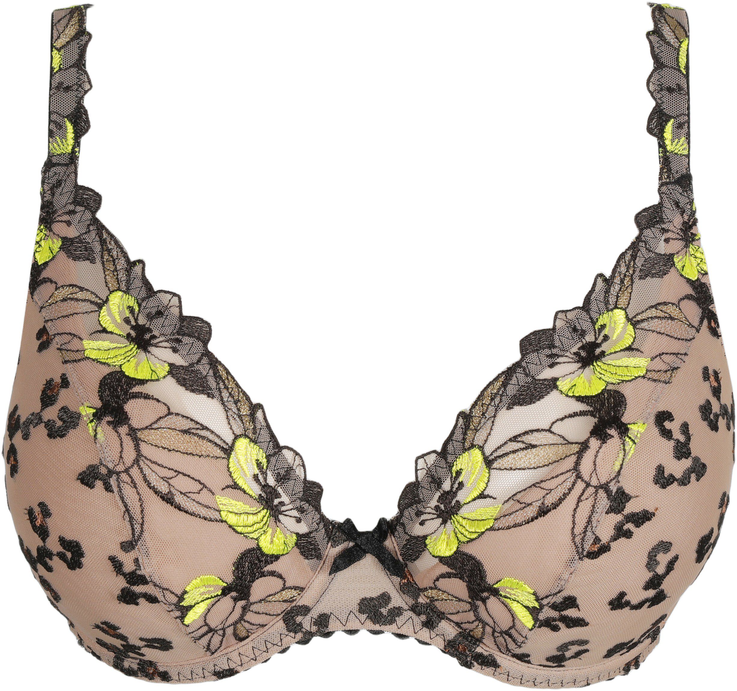 Manali half padded plunge bra
