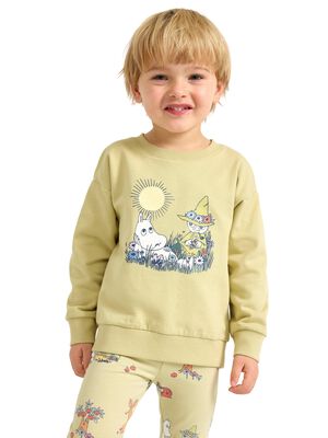 Soft sweatshirt in cotton jersey wi