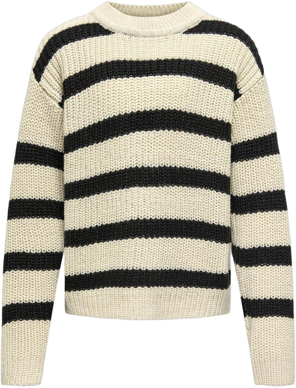 KOGJUSTY L/S STRIPE PULLOVER KNT NO