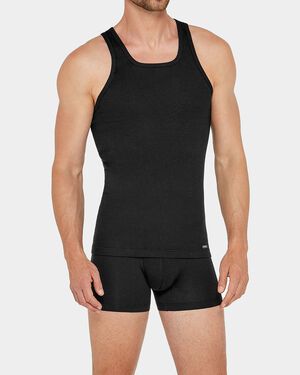 Tanktop Fine Rib Pure Cotton