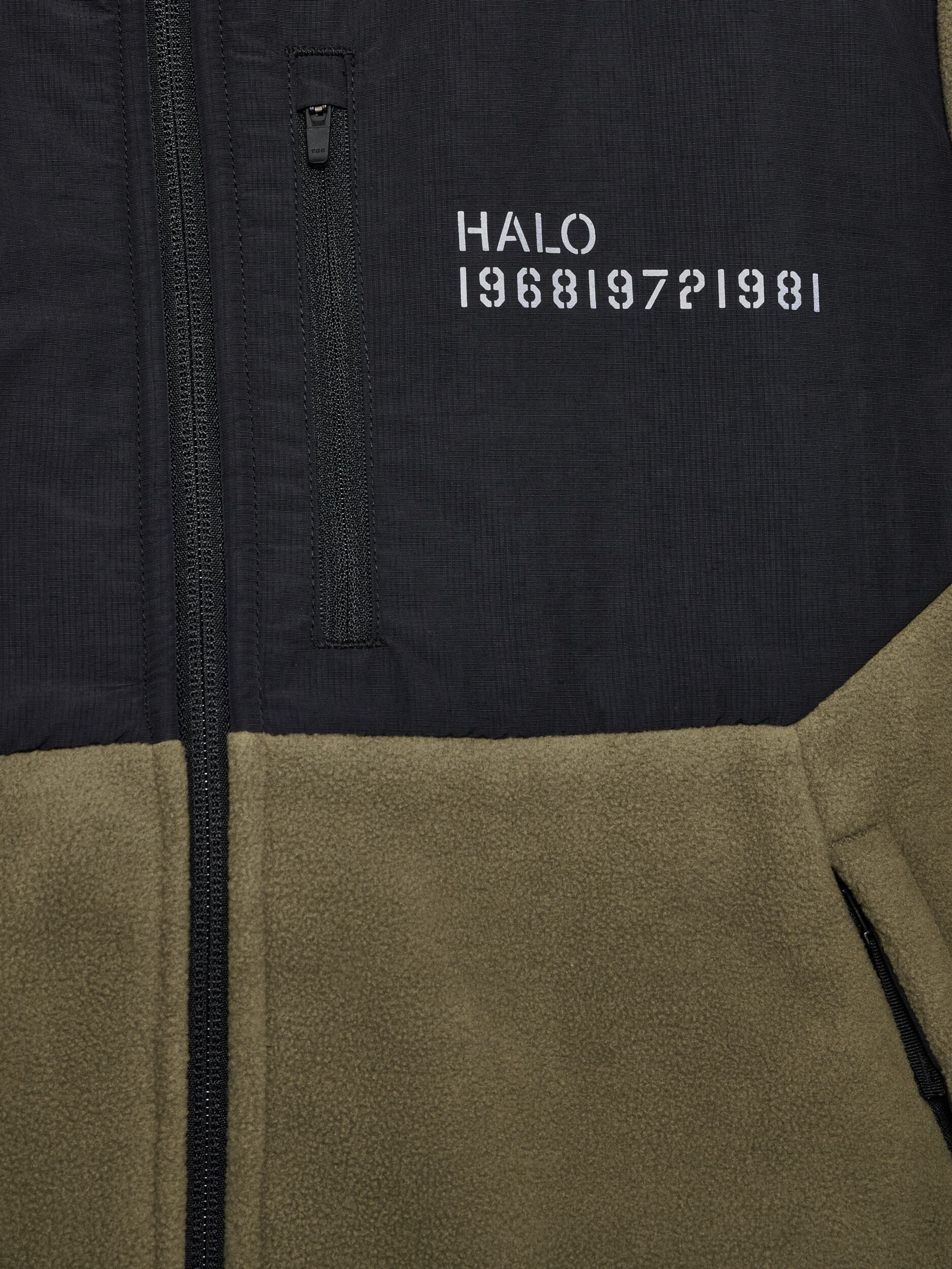 HALO BLOCKED ZIP FLEECE