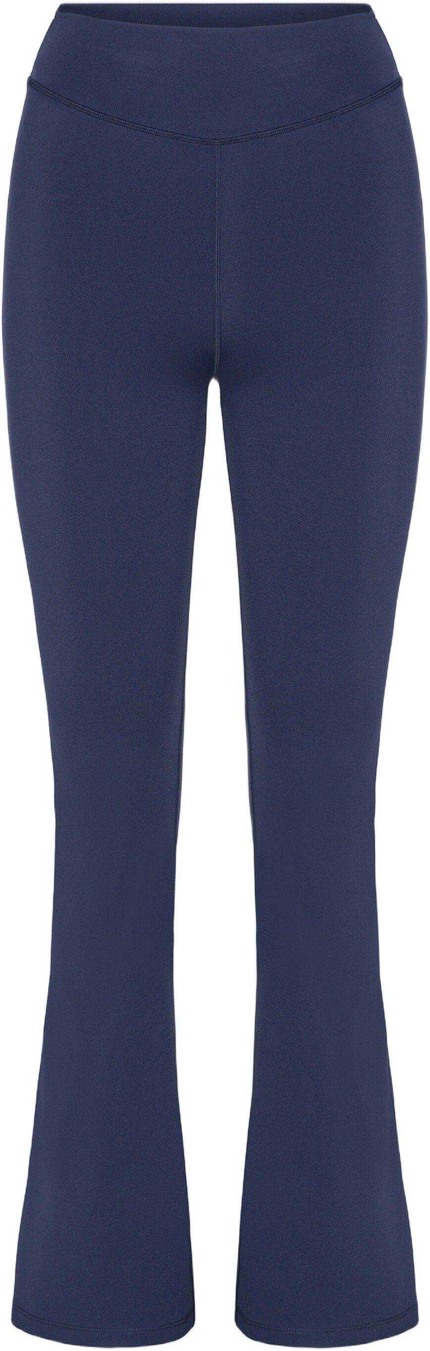 Sicilian high-waist flared leggings - Ocean