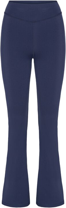 Sicilian high-waist flared leggings - Ocean