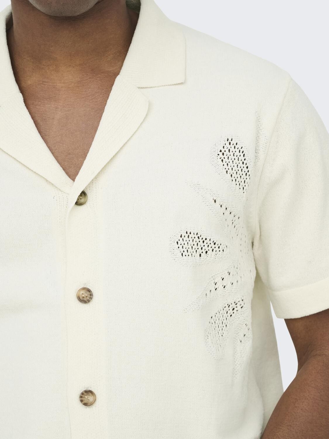 ONSJAM LIFE REG SS SHIRT KNIT