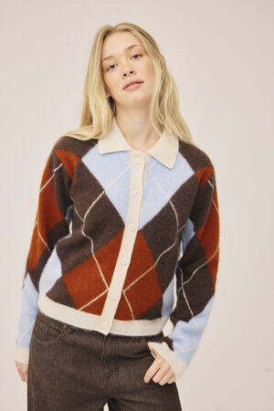 Kathy 3 Polo Cardigan - 100% Wool RWS