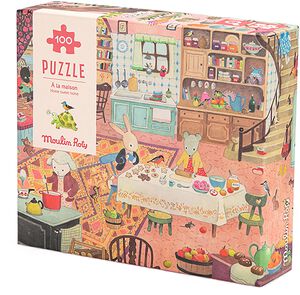 Moulin Roty - Puslespil 100 brk - Hjemmehygge - La Grande Fa