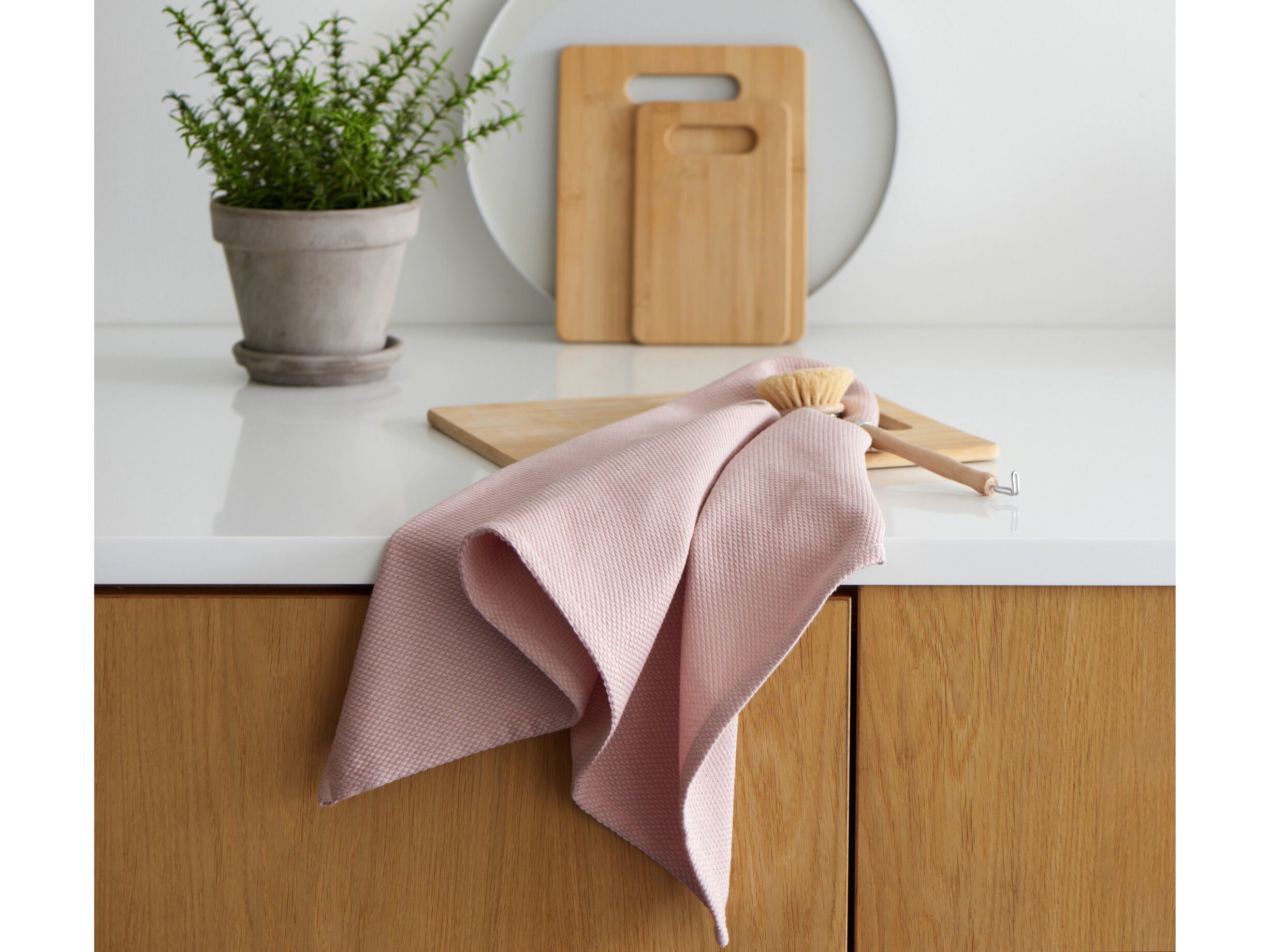 K&ouml;kshandduk Diamond 50x70 cm Rose Smoke