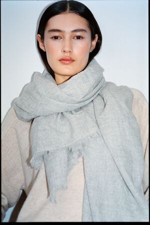 Wool cash scarf - Caroliva