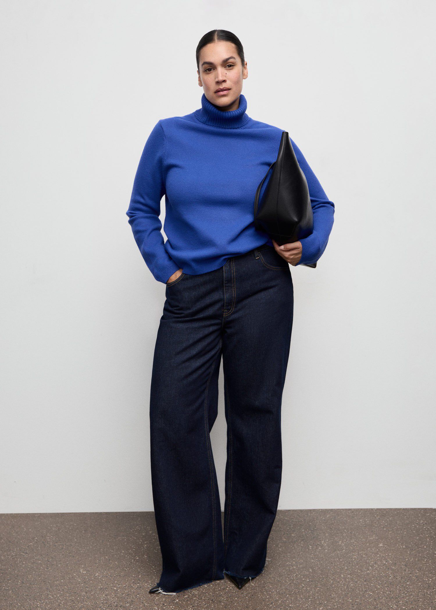 Turtleneck knitted sweater