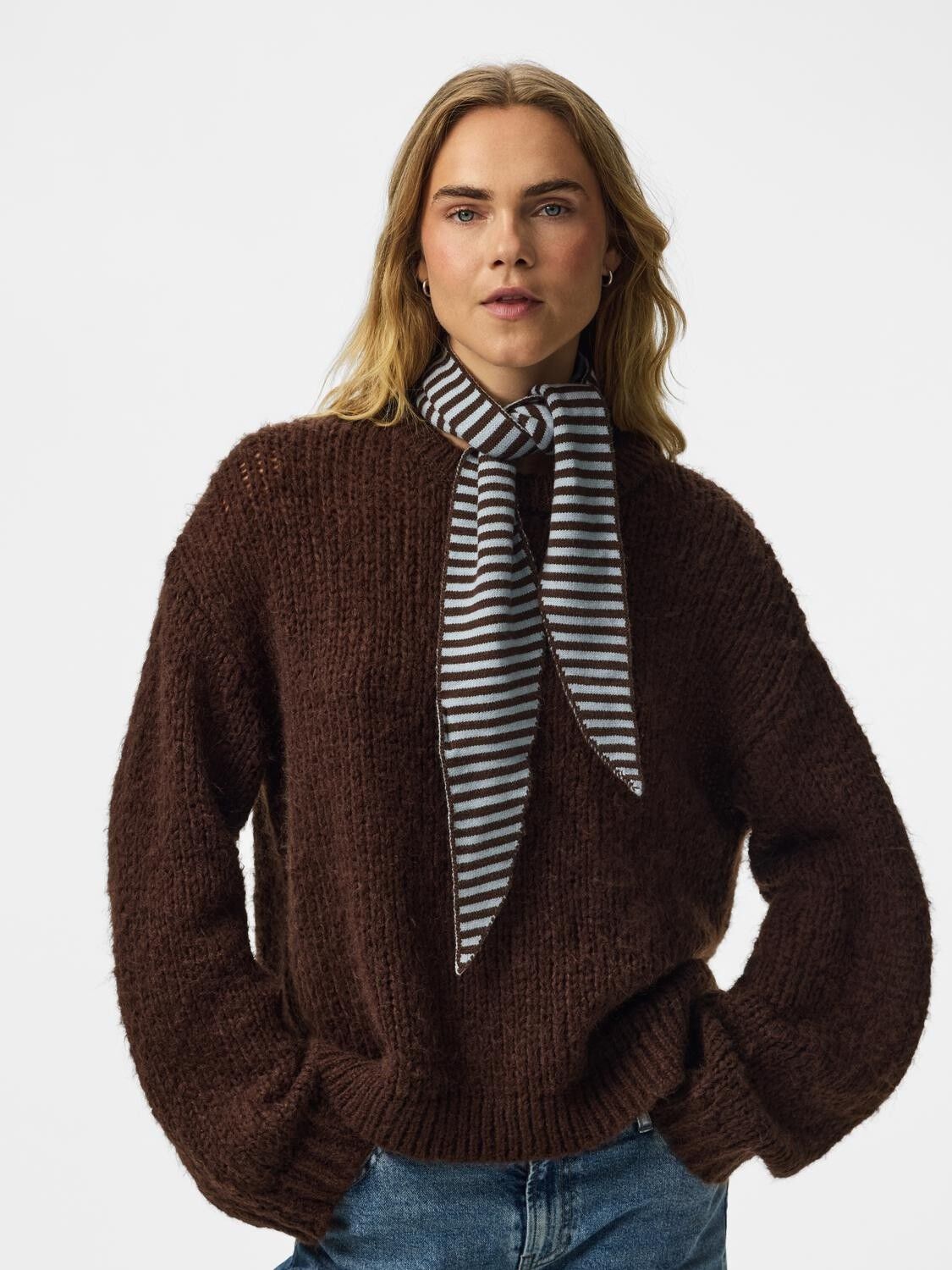 PCKOMMA TRIANGLE SCARF NOOS BC