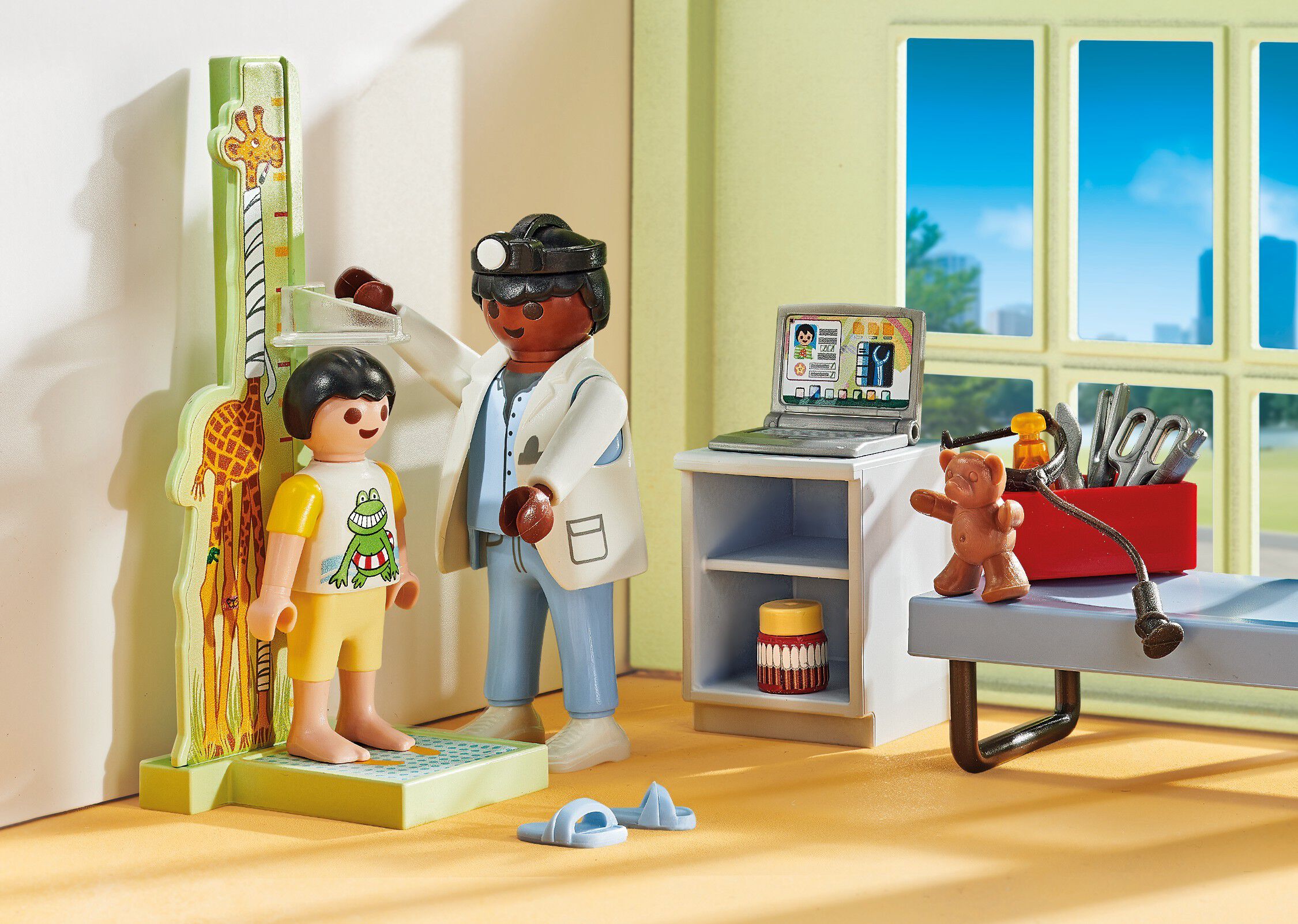 Pediatrician with Teddy B