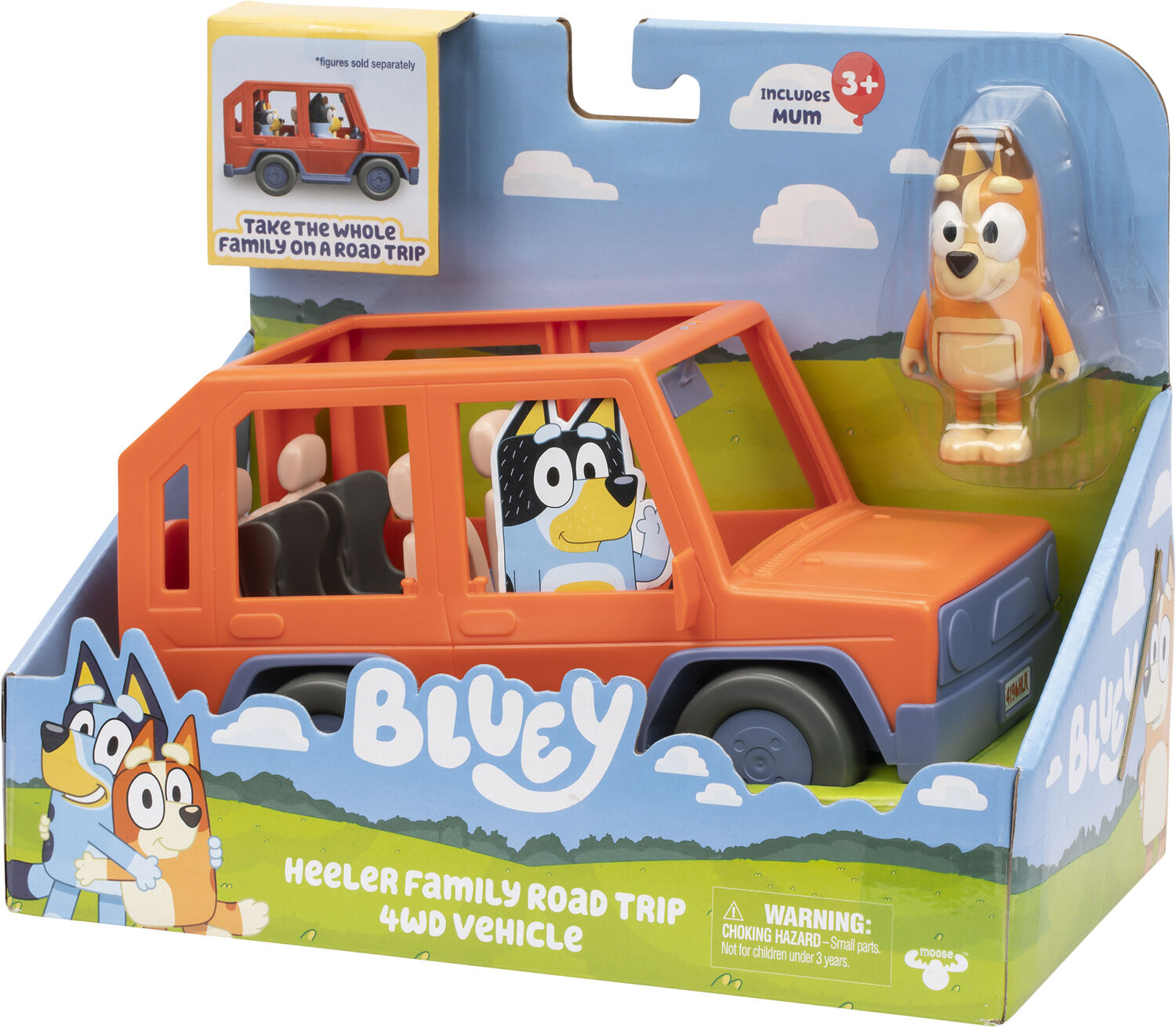 BLUEY Heeler Family Road
