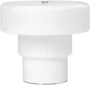 Ripple Portable Lamp - H16. 5 - Whit