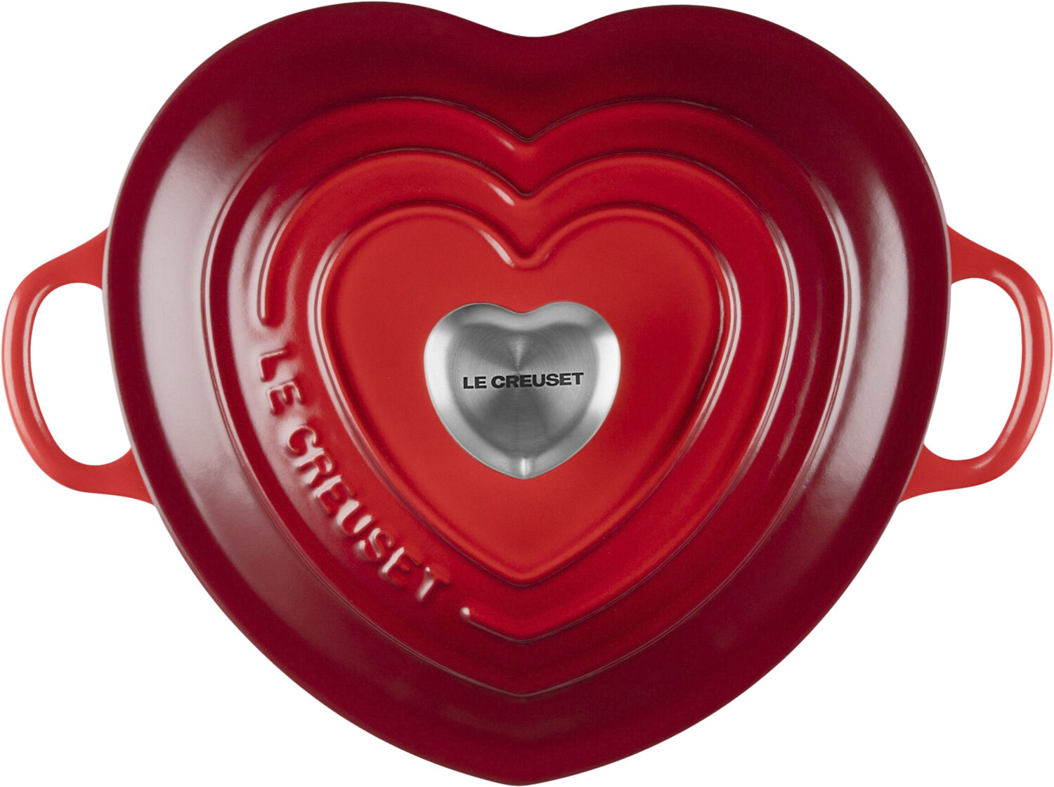 Hjerte Fad Cerise 20cm m/l